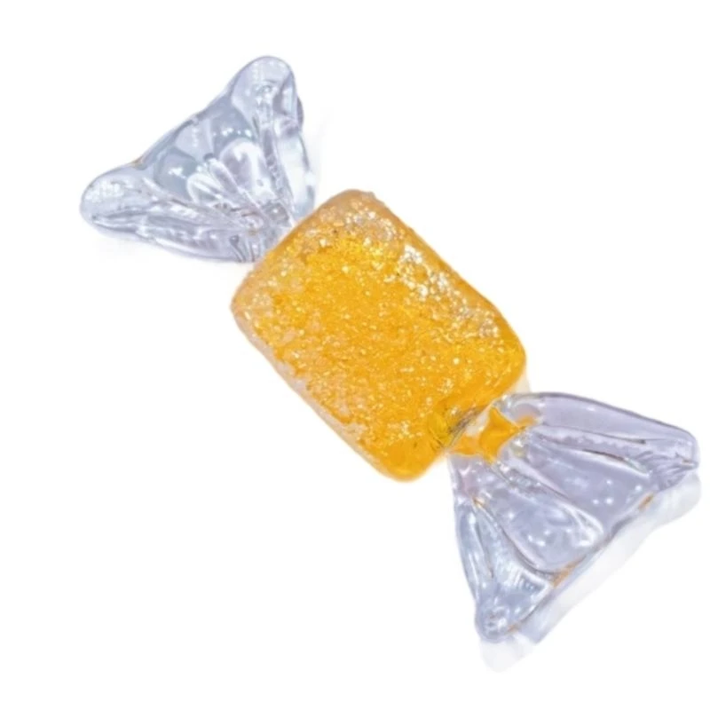  Glass Sweets Ornament Glass Colorful Candy Figurines Tabletop Decors Collectibles Sculpture for Home Wedding Festival
