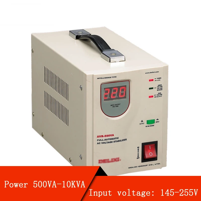 220V Voltage Stabilizer Automatic Household AC Regulator TV PC Refrigerator Voltage Regulator AVR-500W Y