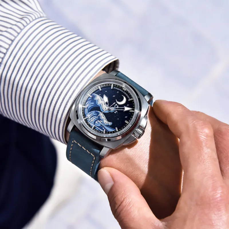 

PAGANI DESIGN мужские механические наручные часы роскошные автоматические часы с сапфировым стеклом NH35 100 м водонепроницаемые светящиеся часы для мужчин 2025