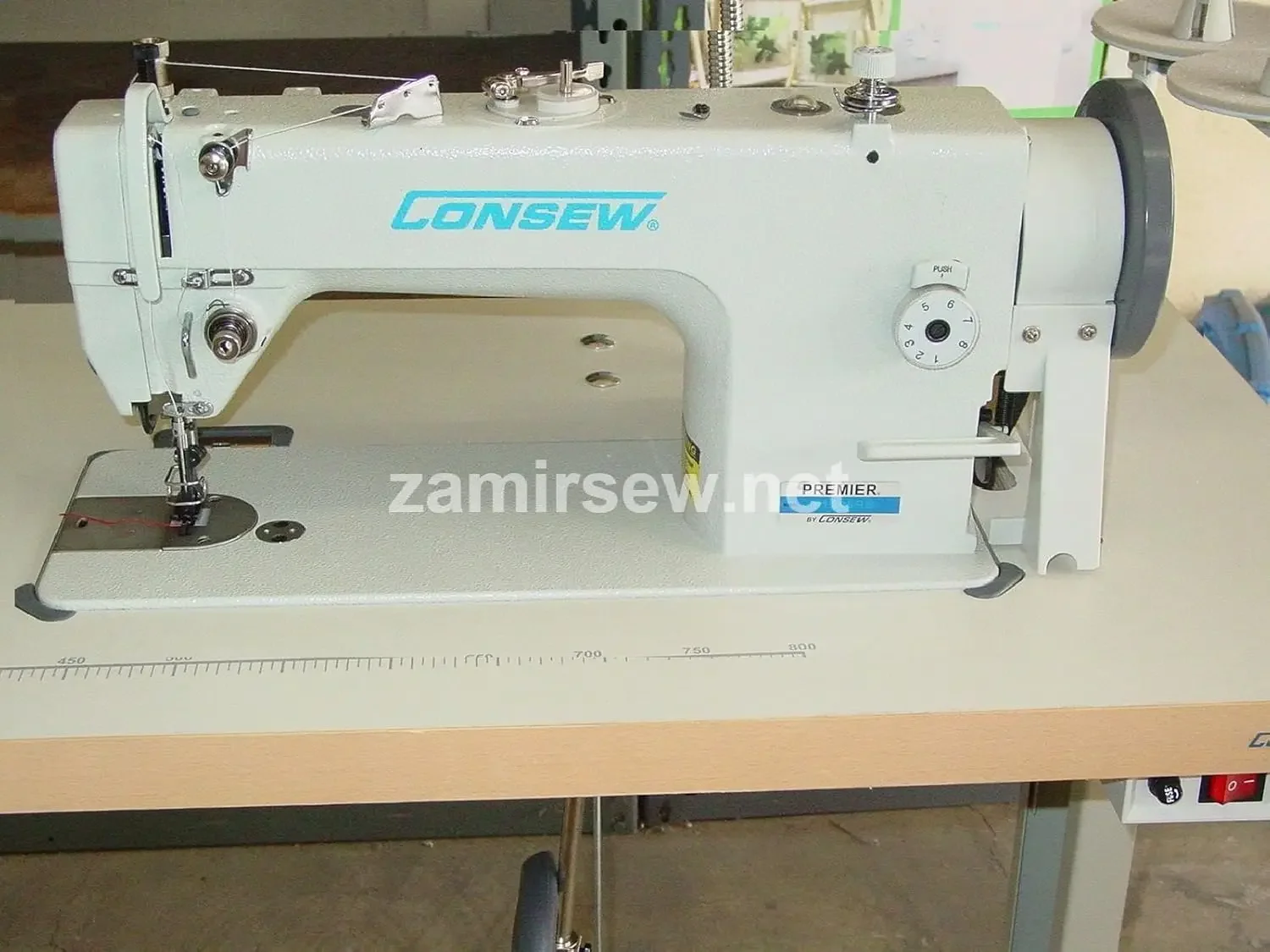 Walking Foot Industrial Sewing Machine with Table and Servo Motor Drop Feed Needle Feed Walking Foot Lockstitch Machine