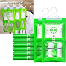 3-15PCS Moisture Absorbers Portable Dehumidifiers Dry Bag Hangable Closet Indoor Desiccant Effectively Trapping Extra Moisture