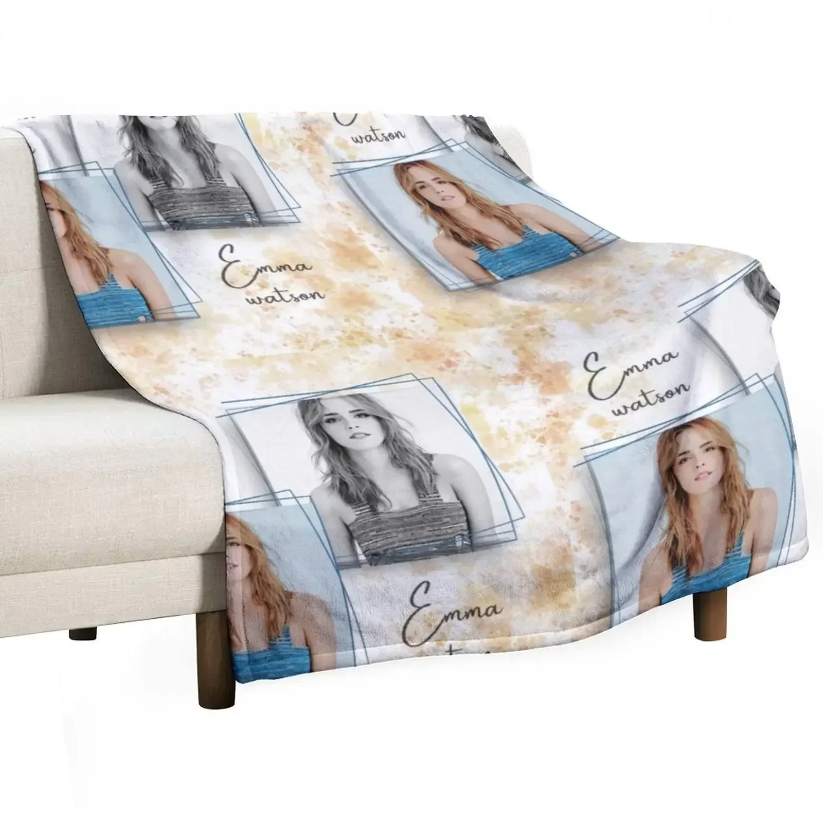 

Emma Watson Throw Blanket Beautifuls Camping Winter beds Soft Blankets