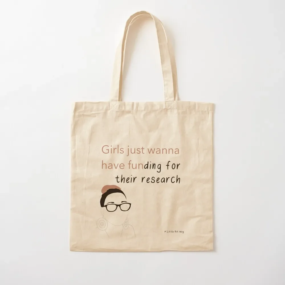 

Girls just want funding justine 2 Tote Bag Fabric bag reusable shopping bag tote woman ecological bags