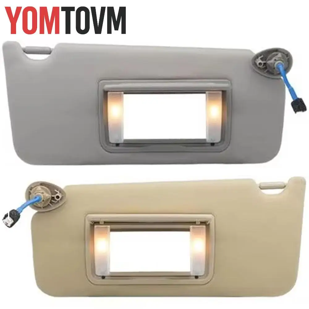 

Grey/Beige Car Interior Sun Visor Panel with Mirror Light for Honda Accord 2008 2009 2010 2011 2012 2013 2014-2016 83280TA5A51ZA