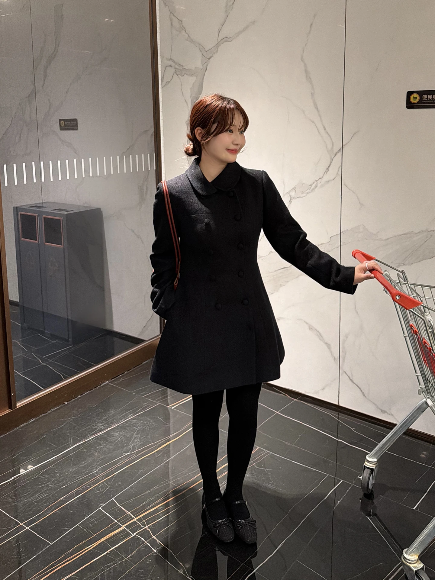 

plus Size Korean Sle Woolen Coat Women's Autumn Winter Coat with Cotton Inner Waist In, Fluffy Sli Commuter Outerwear