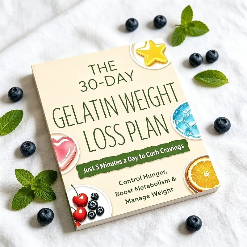 

Women's Gelatin Diet Weight Loss Wellness Guide Book for Adult Women 30 Day Healthy Lifestyle Plan