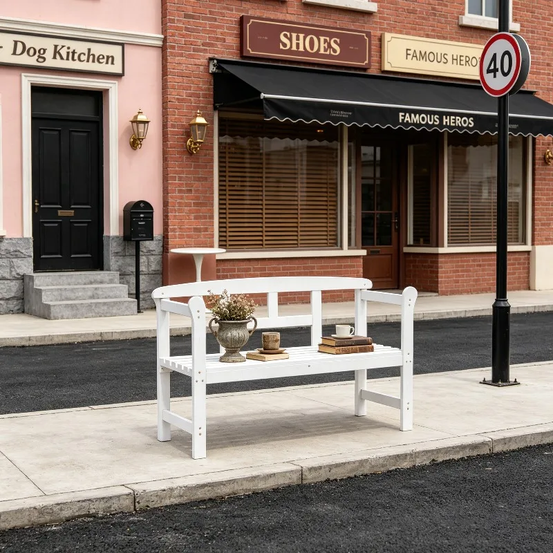 Outdoor chair Solid wood back chair B & B Super courtyard Lawn Internet celebrity shop Flower shop Commercial decoration Rest be