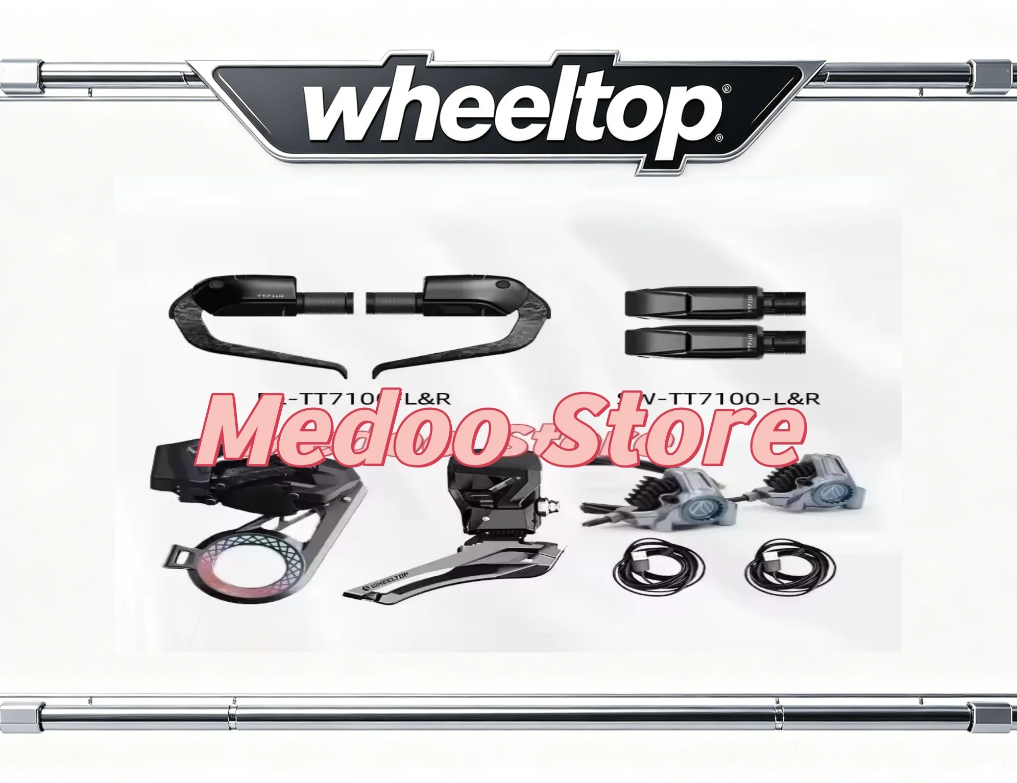 

WHEELTOP EDS TT7710 Aero TT BIKE Groupset, carbon pulley wheel