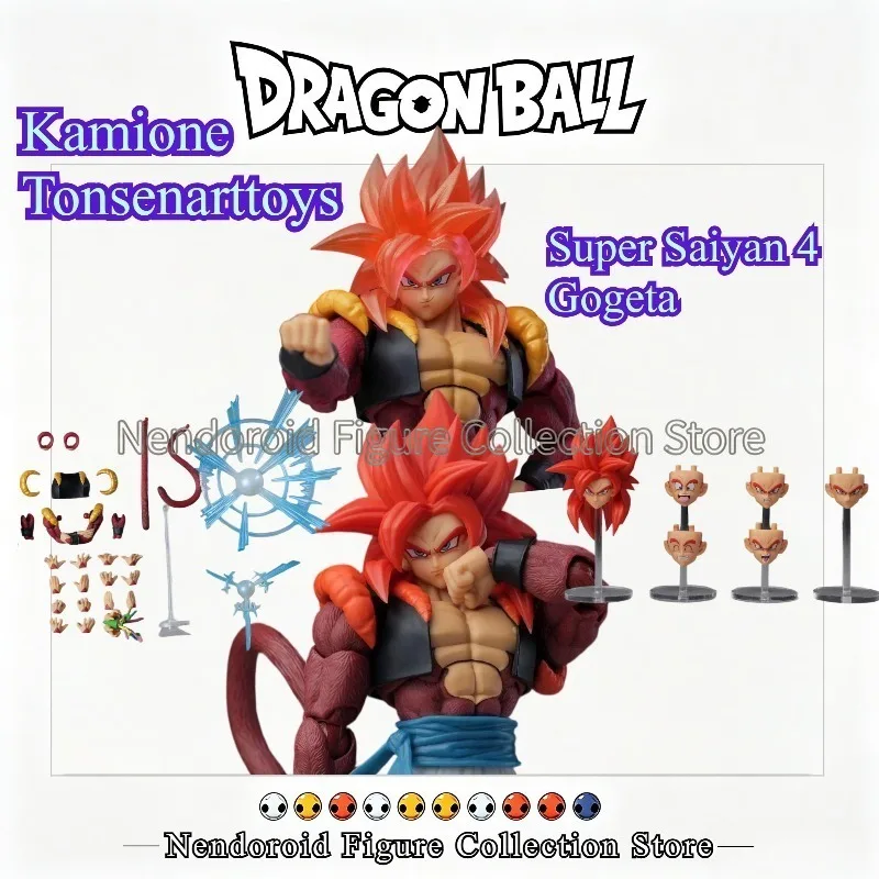 

In Stock Kamione Tonsenarttoys Gogeta Dragon Ball GT Super Saiyan 4 Gogeta 3.0 Anime Action Figures Figurine Model Toys Gifts