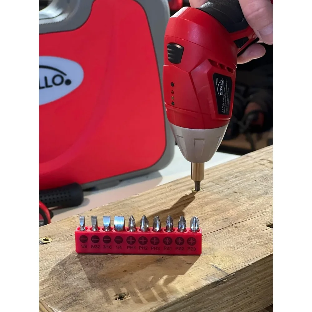 Kit d'outils ménagers complet de 135 pièces avec tournevis sans fil à Angle réglable de 3.6V