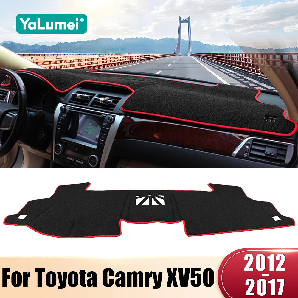 Für Toyota Camry XV50 Hybrid 2012 2013 2014 2015 2016 2017 Auto Dashboard Abdeckung Vermeiden Licht Sonnenschutz Anti-UV Teppich Nicht-Slip Matte