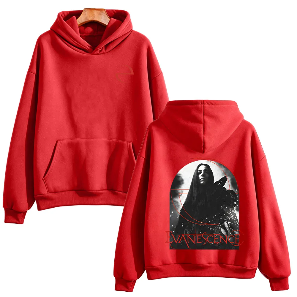 Sanctuary Logo Hoodie Evanescence Rockband Pullover Mode Unisex High Street Sweatshirts Lässige Langarm-Streetwear – Detail 10