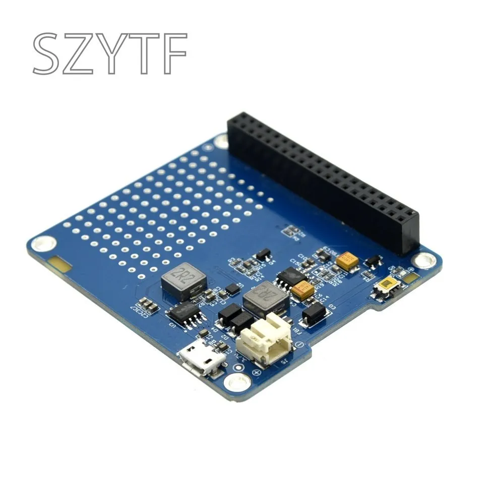 Raspberry PI UPS Lithium Battery Expansion Board The UPS HAT Board Displays The Battery Charge While Charging