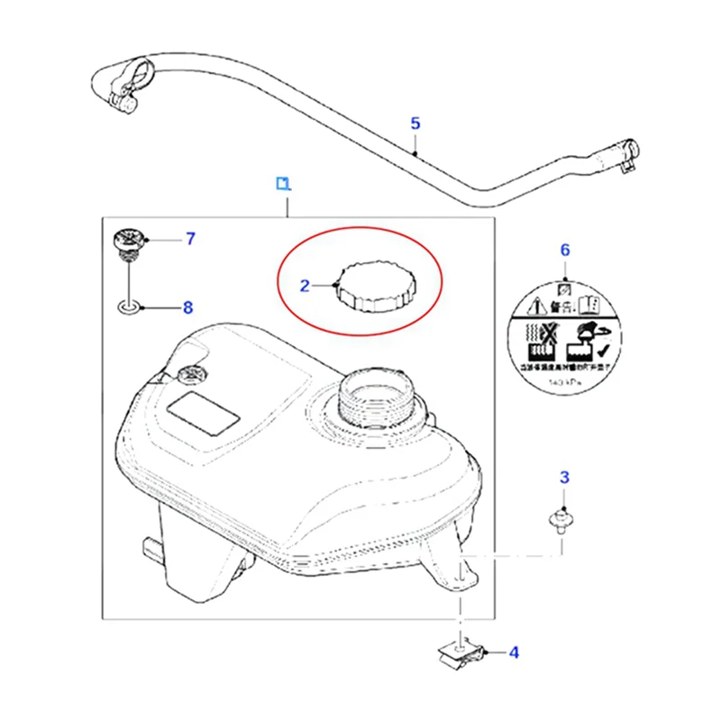 3X Motorkühlmittel-Ausgleichsbehälterdeckel, Kühlkesselkappe für Jaguar S-Type XF XF XE XJ XFR XFR C2P17700
