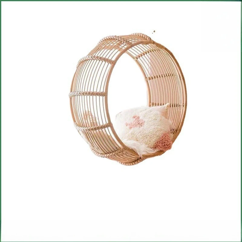 

Nordic ins children's swing, simple lazy handmade plants, rattan homestay, hotel indoor Internet celebrity hanging chair