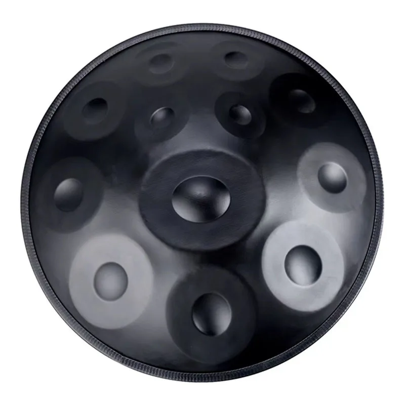 12 Tone Handpan Adult Meditation HandPans Ember Steel Nitrided Handpan Drum Vibrates Tone Professional Percussion Instruments