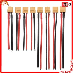 10pcs Male Female Connector Plug With Silicon 12 Awg/14 Awg Wire Xt60 Connector Plug Cable Dual Extension Battery