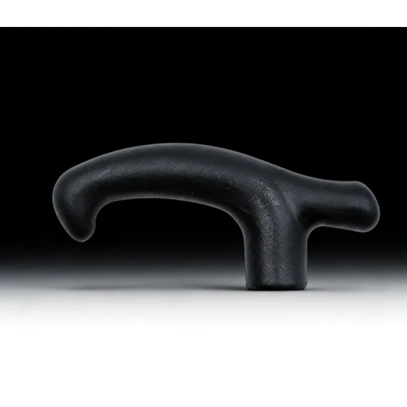 Bastón de escalada antideslizante y absorbente de impactos, resistente a las manchas, bastón negro para senderismo, diámetro interior de 20mm, gran área de contacto, 1 ud.