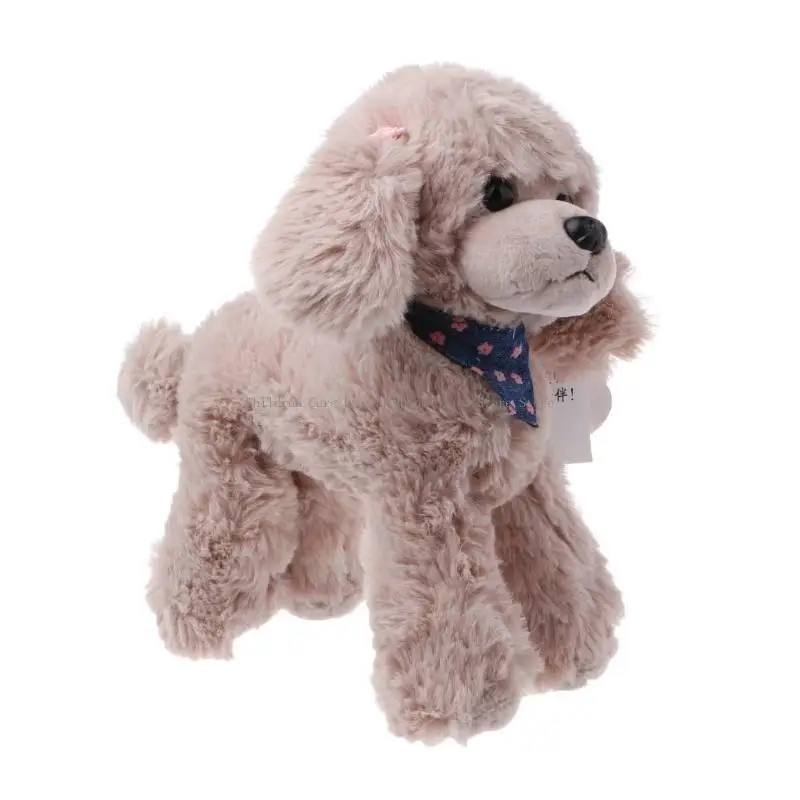 Plush Dogs Dogs Poodle High Simulation Children Regali per bambola Piecido