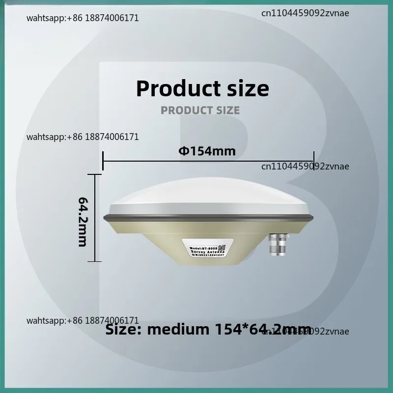 GNSS Measurement Antenna High Precision RTK UFO Beidou GPS Four-Star Full Frequency Driving Test BT-800
