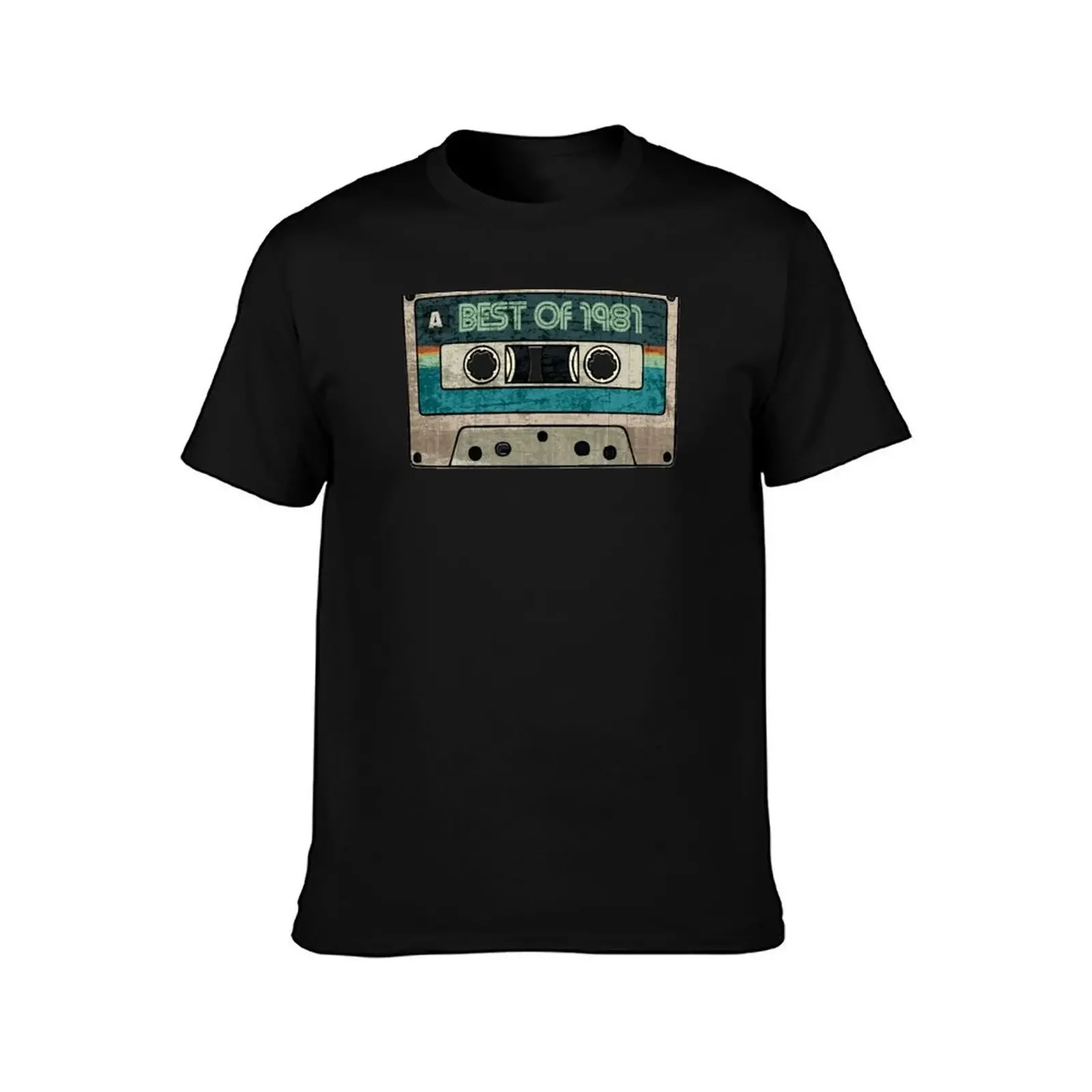 Best of 1981 Vintage Cassette Funny Birthday Gift for Music Lover Born in 1981 Old Tape Graphic T-Shirt