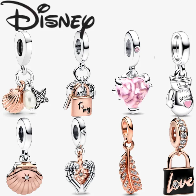 

Disney 2025 Новая мода креативный кулон в виде ракушки для оригинальных браслетов аксессуары для пожилых людей изысканные очаровательные ювелирные изделия оптовая продажа подарок