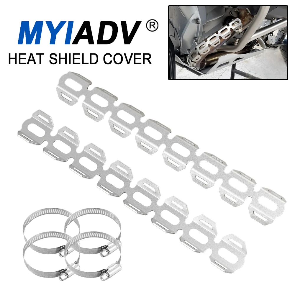 Motorcycle Exhaust Protection F800GS Muffler Pipe Heat Shield Cover Heel Guard For BMW R1200GS LC ADV R1250GS F850 F750 G310 GS