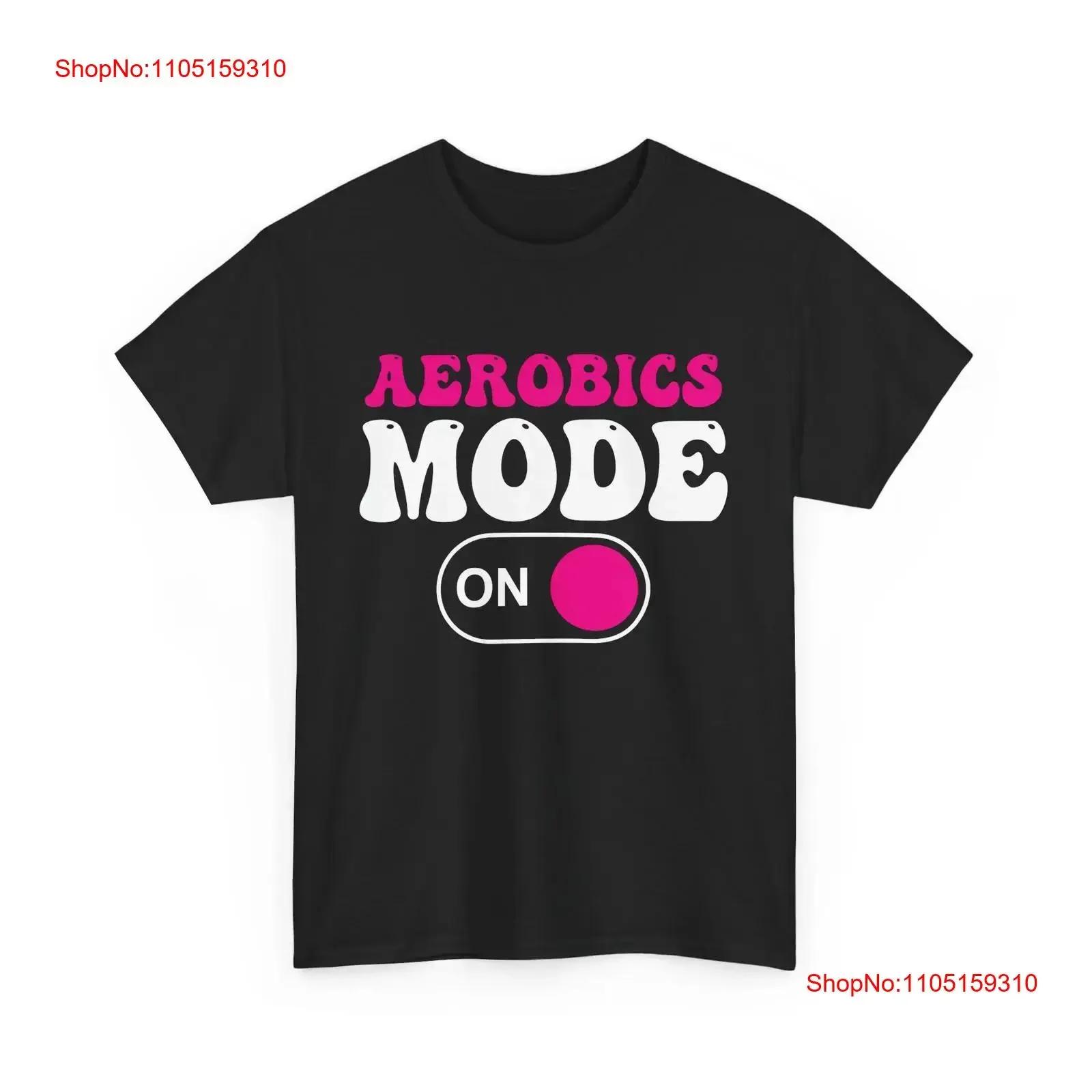 

Funny Exercise Workout Aerobic Dance T Shirt Aerobics Mode On vintage Washed Versatile streetwear fashion Soft Comfortable