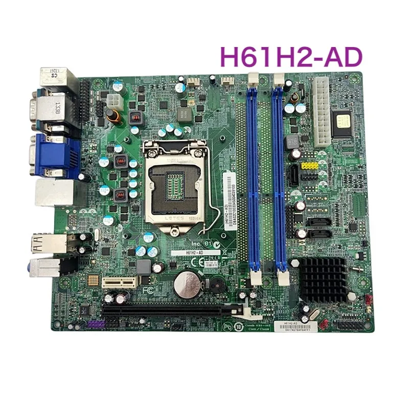 For Acer 1600X B430 SX2855 Motherboard H61H2-AD LGA 1155 DDR3 Mainboard 100% Tested OK Fully Work Free Shipping