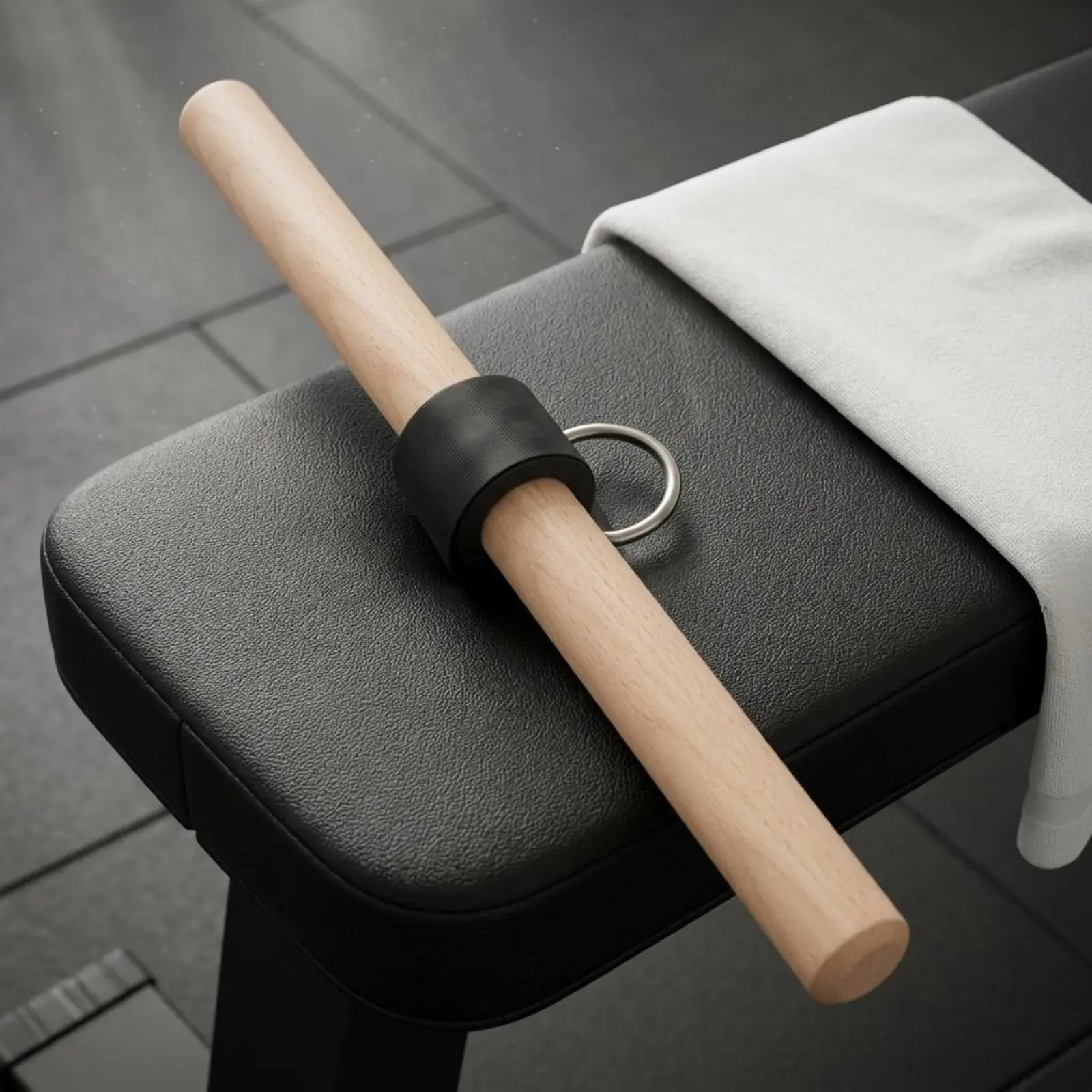 Rouleau de musculation pour poignet et avant-bras, entraîneur de force pour avant-bras, équipement de fitness antidérapant avec sangles réglables