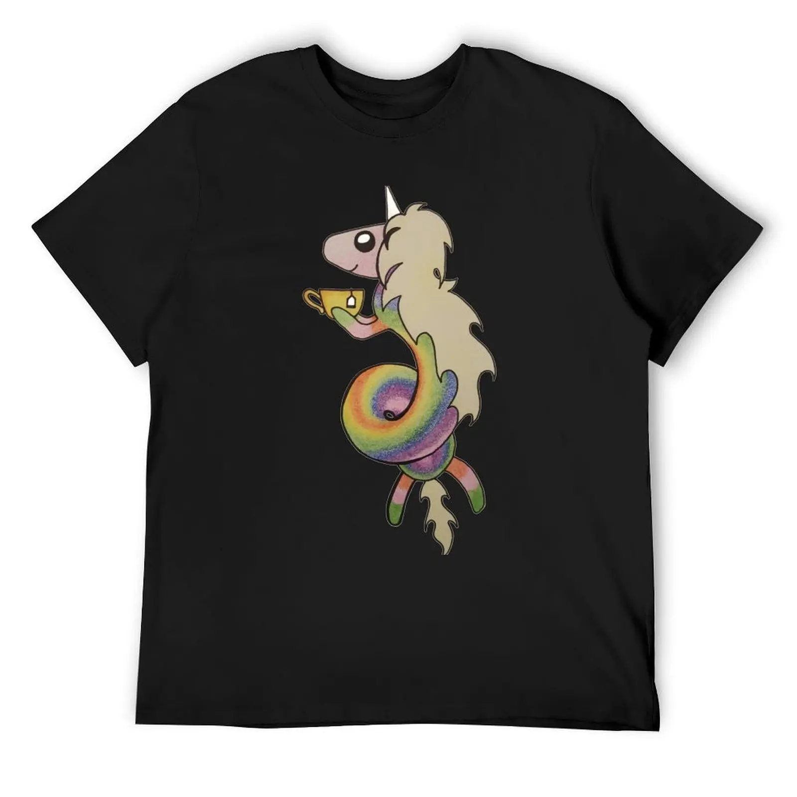

Tea Time with Lady Rainicorn T-Shirt essential t shirt new gifts and t-shirts animal prinfor boys clothing for men