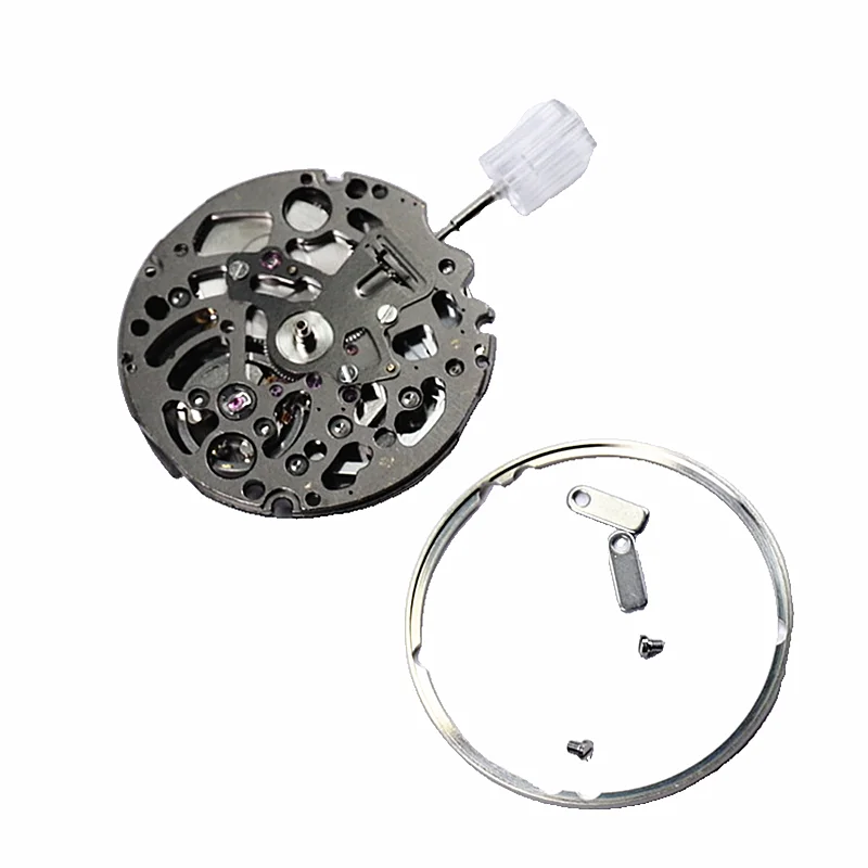 Nh72a movimento de luxo automático esqueleto mecânico nh72 relógio movimento 24 jóias para reparação seikk mod substituição gunmetal