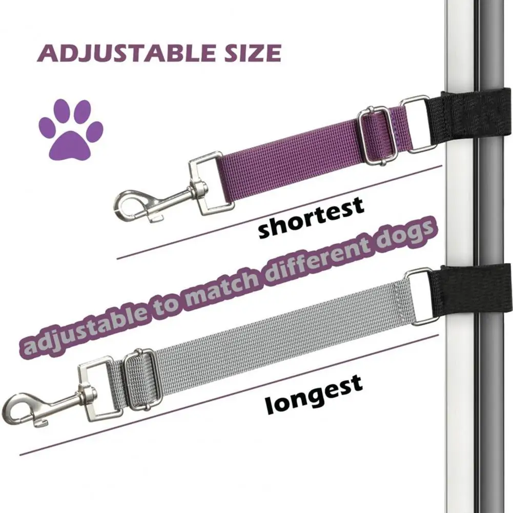 Durable Pet Grooming Restraint Adjustable Pet Grooming Arm Extension Strap with Quick Release Leash 5 Piece Dog for Professional