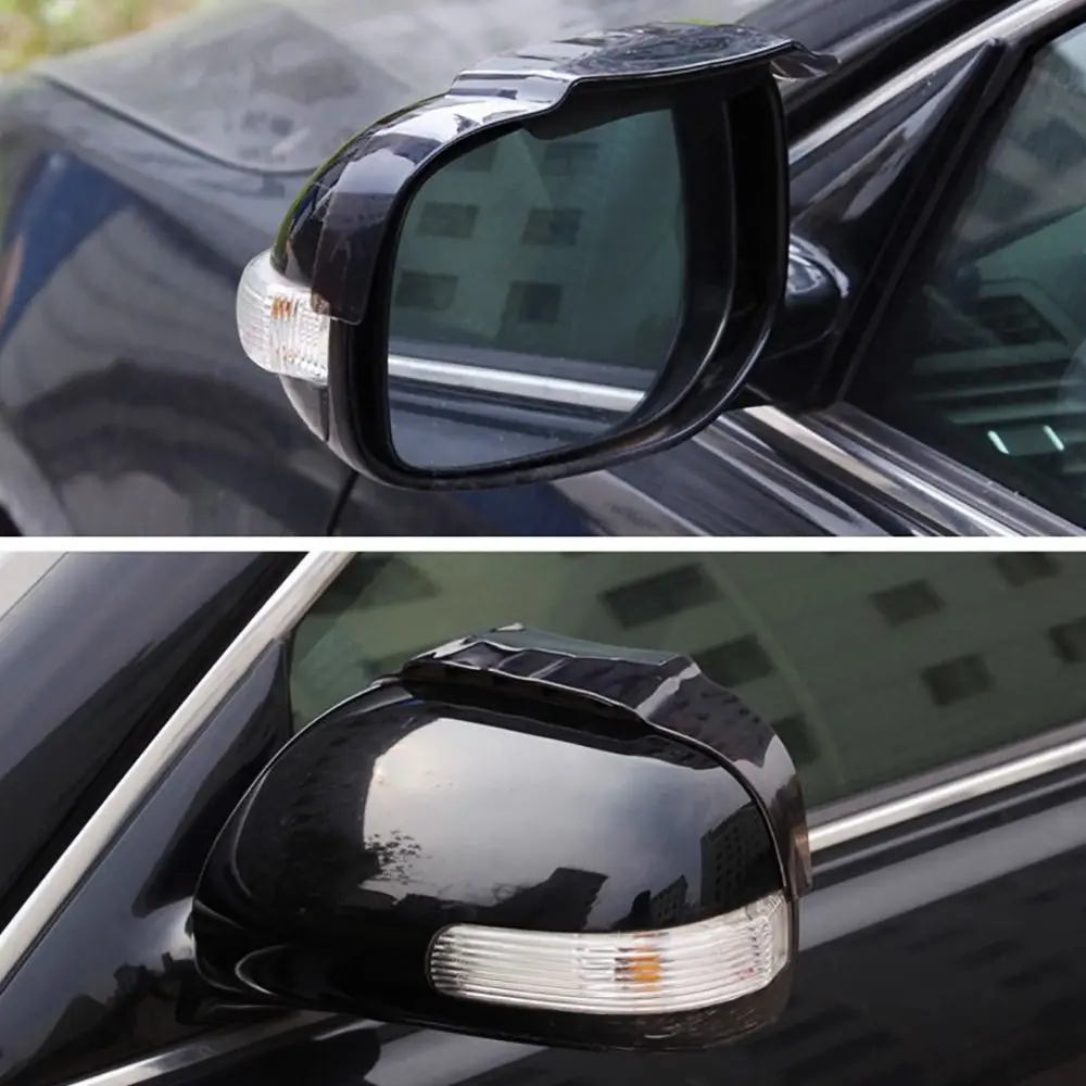 2 stücke Luft Trocknen Stil Universal Auto Rückspiegel Regen Abdeckung Sonnenblende Augenbraue Seite Spiegel Regen Schutz Auto Schutz