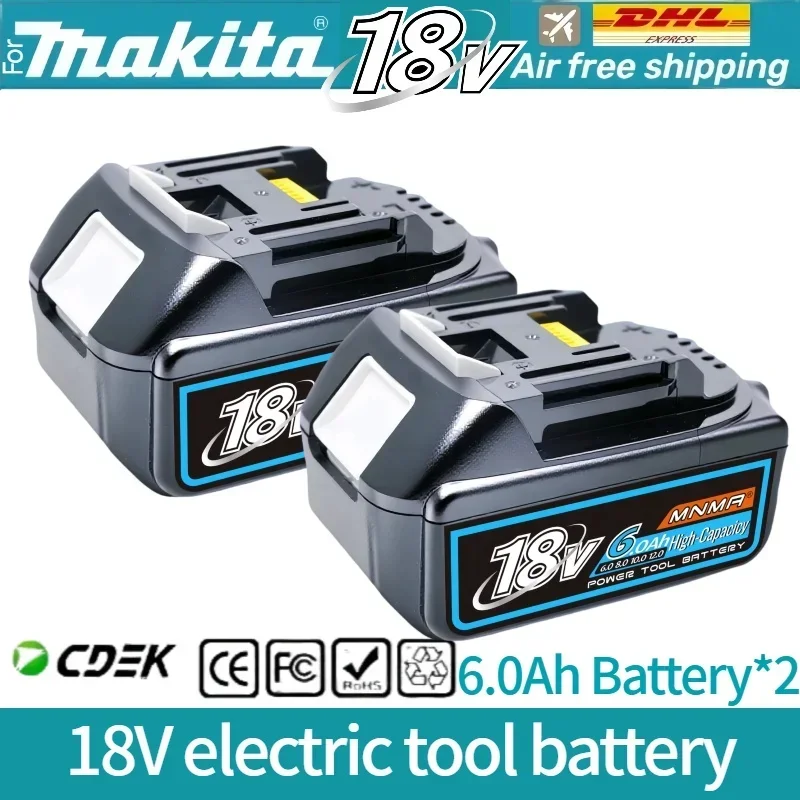 6AH 8AH 10AH 12AH Voor Makita 18V Batterij Power Tools Li-Ion Vervanging LXT BL1840 BL1850 voor 18V Schroevendraaier met BMS ✅ ? ?