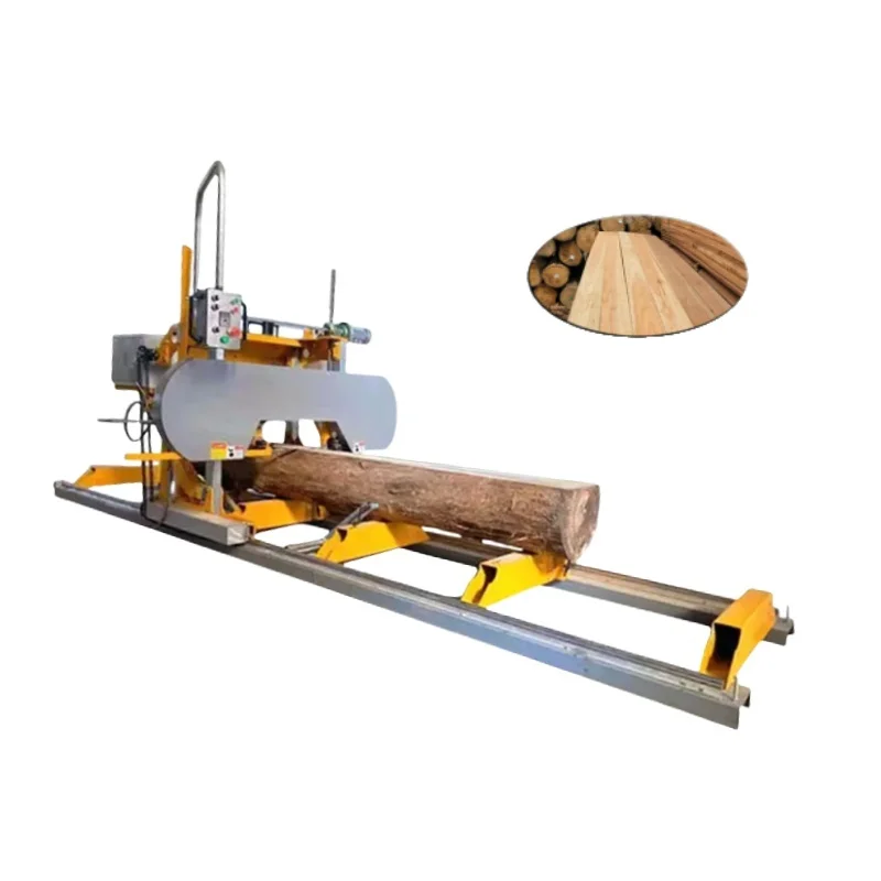Multipurpose Automatic Horizontal Wood Band Saw Mill Machine for Woodworking and Wood Cutting