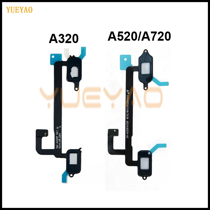 GEFENSI NEW Home Button Touch Light Sensor Flex Cable Ribbon For Samsung Galaxy A3 A5 A7 2017 A320 A520 A720