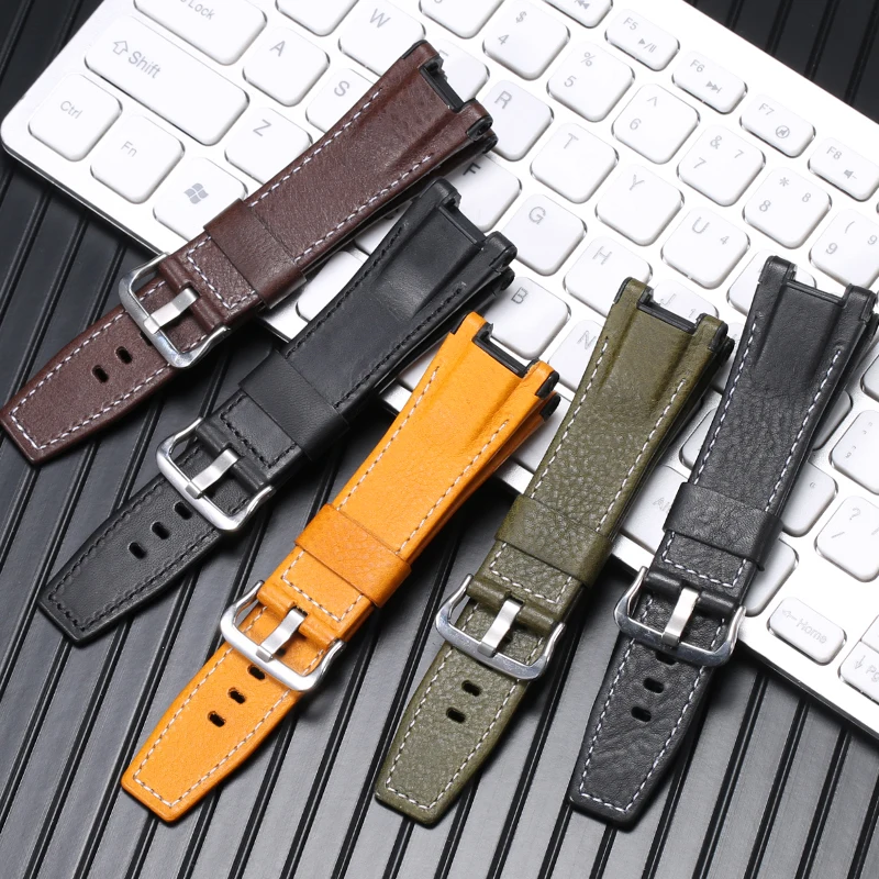 

Leather Rubber Strap For CASIO G-Shock GST-S100 S110 S130 W100 210B B100 W300 Watchband Replacement Bracelet Watch Accessories