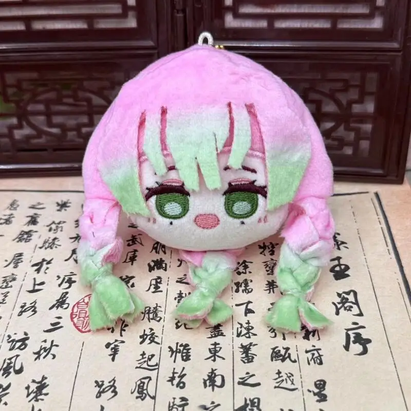 شيطان القاتل Agatsuma Zenitsu قلادة لطيف Kanroji Mitsuri الإبداعية المفاتيح Kawaii هدية عيد حلية ظهره الديكور