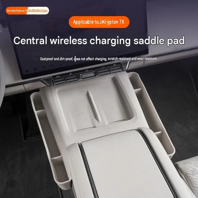 [Fast Shipping] Zeekr 7X 2025 Wireless Charging Silicone Pad, Control Panel Anti-slip Pad, Water Cup Mat
