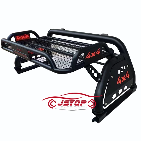 

Intelligent Library Roll Bar For Ford F-150 4x4 Pick-up Truck Black Powder Coated Steel With Basket Model Triton