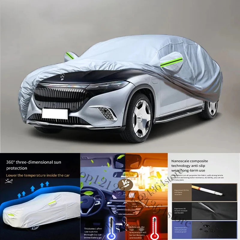 

For Maybach-EQS-SUV-210T Auto Anti snow Anti dust Anti-uv Anti peeling paint And Anti Rainwater 210t Car cover protection