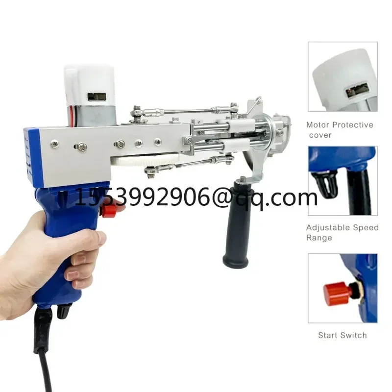 Tufting Gun Both Cut Pile And Loop Pile Electric Carpet Tufting Gun Hand Gun Carpet Weaving Flocking Machines