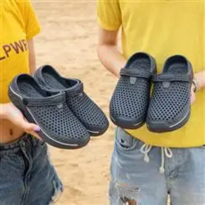 

Удобные шлепанцы унисекс для пар, летние пляжные тапочки для улицы, мужские садовые шлепанцы-слипоны, тапочки для душа и отдыха