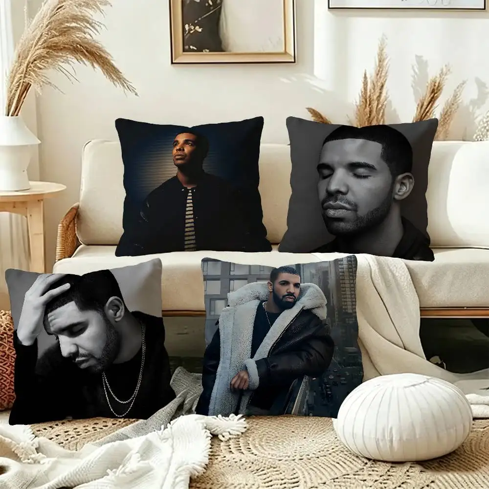 Rapper D-Drake Pillow Cover for Bedroom Room and Living Room Sofa Decorative Cushion Cover