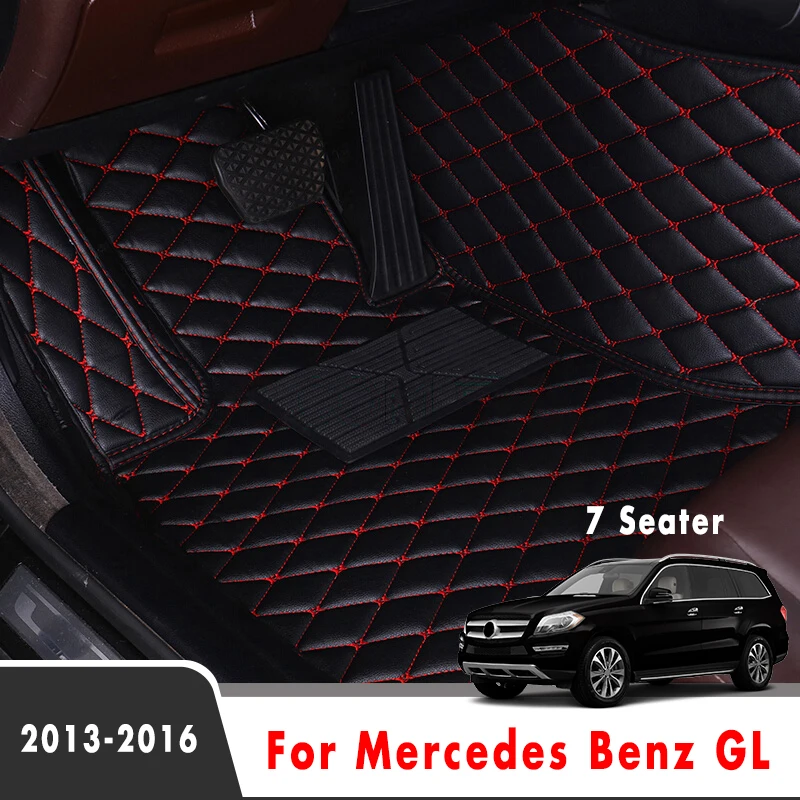 

Car Floor Mats For Mercedes Benz GL 2016 2015 2014 2013 (7 Seater) Carpets Rugs Auto Accessories Interior Parts Foot Pads Covers