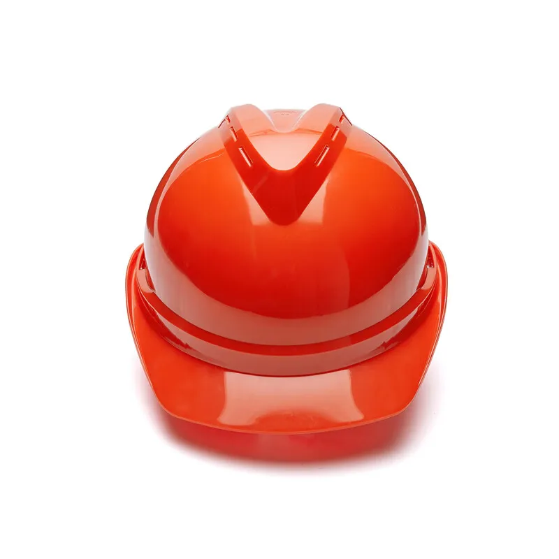 V-shaped safety helmet for construction  with thickened anti-collision and impact protection for buildings One-piece snap-o