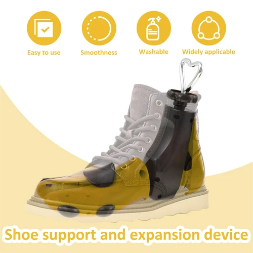 Imagen 2 del producto Ensanchador de zapatos Universal, ensanchador de botas ajustable, alargador de zapatos para zapatillas de PC con eje de acero para hombres y mujeres, 1/2 Uds.