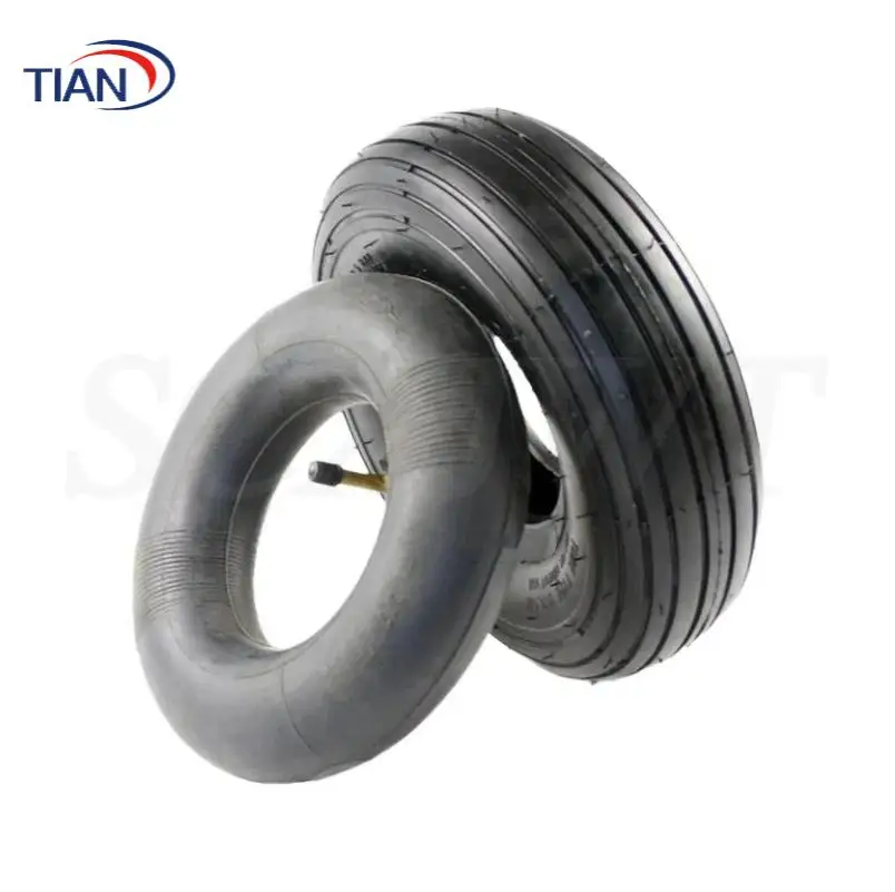 260x85 Tire and Inner Tube 3.00-4 (10 inch, 260*85) Knobby Scooter, ATV and Go Kart Tire and Tube  Tire Good Quality