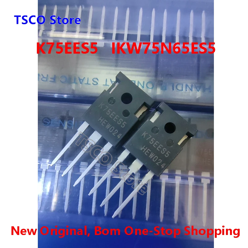 

K75EES5 IKW75N65ES5 (10piece) New Original (75A 650V IGBT)